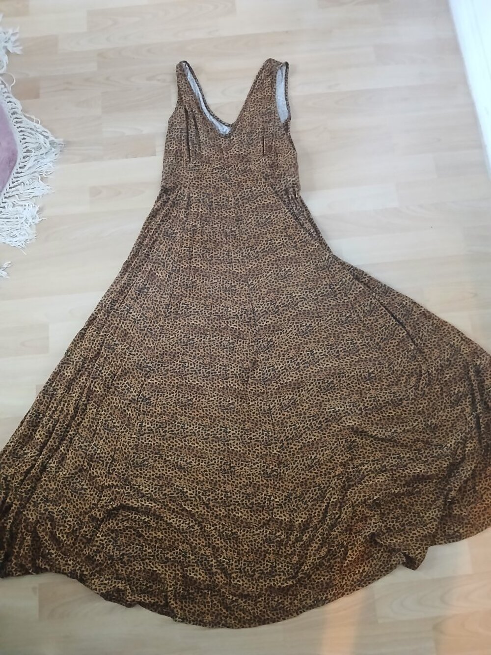 Leopard Print Maxi Dress